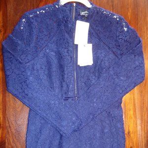 Bardot Lace Panel Dress